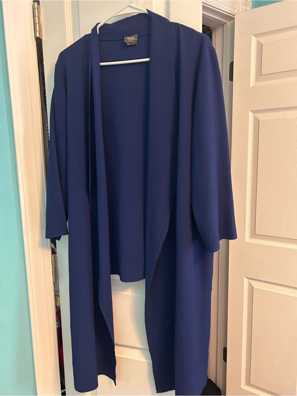 Chico's Open Drape Cardigan - Royal Blue